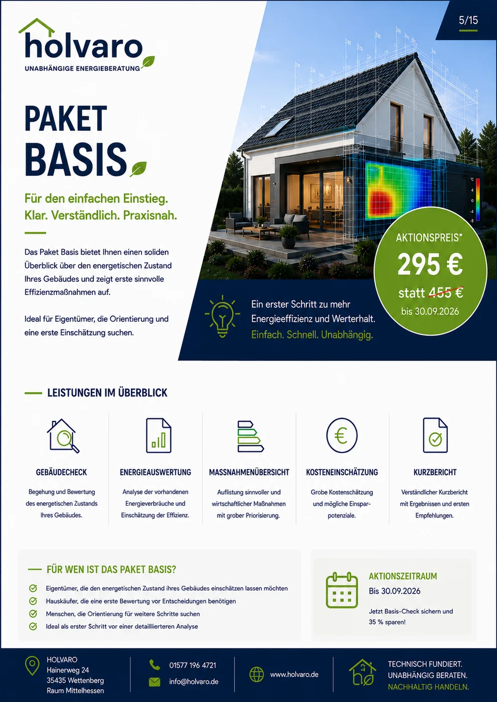 Paket Basis im HOLVARO Design